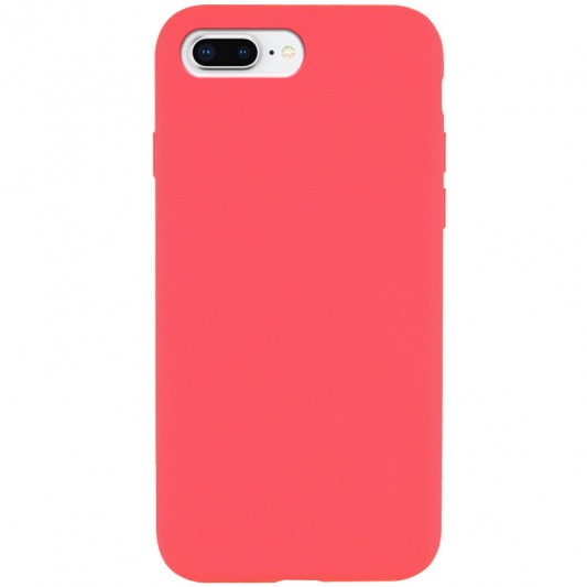 Чехол Silicone Case Full Protective (AA) NO LOGO для Apple iPhone 7 plus / 8 plus (5.5") Арбузный / Watermelon red