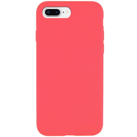 Чохол Silicone Case Full Protective (AA) NO LOGO для Apple iPhone 7 plus / 8 plus (5.5") Кавуновий / Watermelon red
