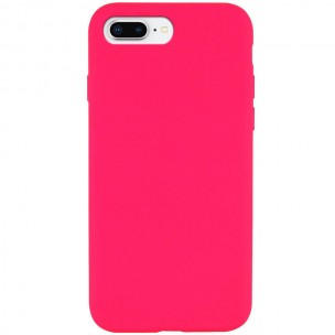 Чехол Silicone Case Full Protective (AA) NO LOGO для Apple iPhone 7 plus / 8 plus (5.5") Розовый / Barbie pink