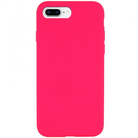 Чохол Silicone Case Full Protective (AA) NO LOGO для Apple iPhone 7 plus / 8 plus (5.5") Рожевий / Barbie pink