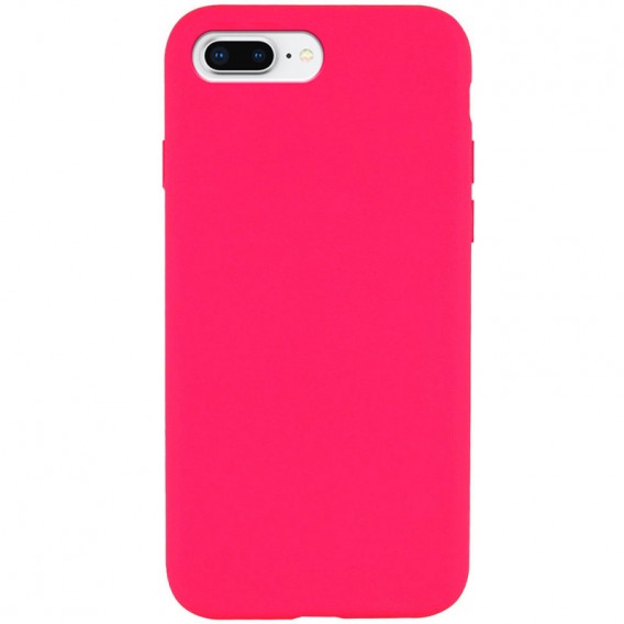 Чохол Silicone Case Full Protective (AA) NO LOGO для Apple iPhone 7 plus / 8 plus (5.5") Рожевий / Barbie pink
