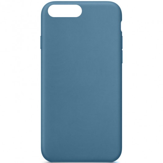 Чехол Silicone Case Full Protective (AA) NO LOGO для Apple iPhone 7 plus / 8 plus (5.5") Синий / Blue Jay