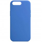 Чехол Silicone Case Full Protective (AA) NO LOGO для Apple iPhone 7 plus / 8 plus (5.5") Синий / Capri Blue