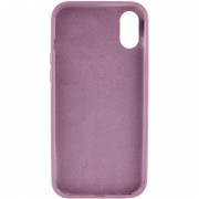 Чохол Silicone Case Full Protective (AA) NO LOGO для Apple iPhone X / XS (5.8") Ліловий / Lilac Pride