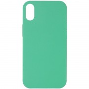 Чехол Silicone Case Full Protective (AA) NO LOGO для Apple iPhone XR (6.1") Зеленый / Spearmint