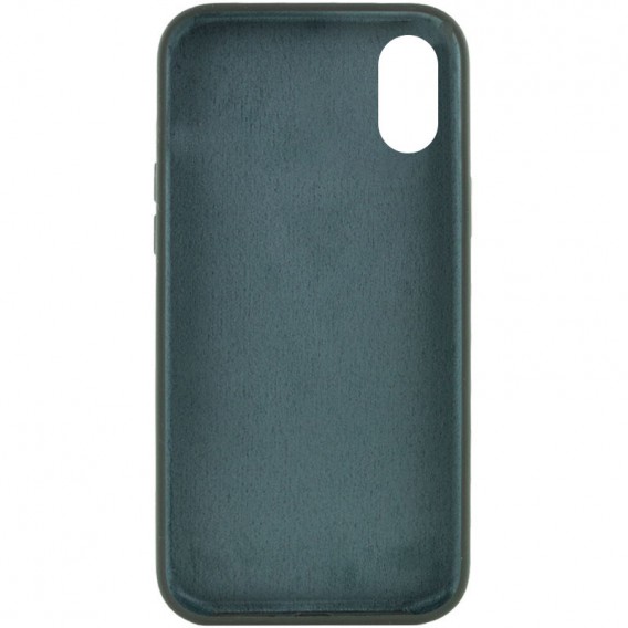 Чохол Silicone Case Full Protective (AA) NO LOGO для Apple iPhone XS Max (6.5") Зелений / Cyprus Green