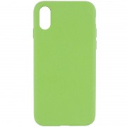 Чехол Silicone Case Full Protective (AA) NO LOGO для Apple iPhone XS Max (6.5") Мятный / Mint