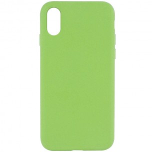 Чохол Silicone Case Full Protective (AA) NO LOGO для Apple iPhone XS Max (6.5") М'ятний / Mint