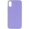 Чехол Silicone Case Full Protective (AA) NO LOGO для Apple iPhone XS Max (6.5") Сиреневый / Dasheen