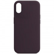 Чехол Silicone Case Full Protective (AA) NO LOGO для Apple iPhone XS Max (6.5") Фиолетовый / Elderberry