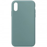 Чехол Silicone Case Full Protective (AA) NO LOGO для Apple iPhone XS Max (6.5") Зеленый / Cactus