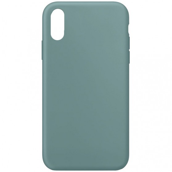 Чехол Silicone Case Full Protective (AA) NO LOGO для Apple iPhone XS Max (6.5") Зеленый / Cactus