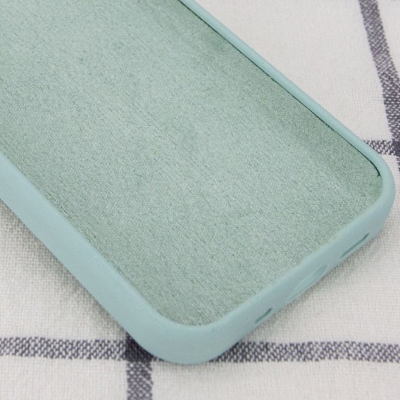 Чехол Silicone Case Full Protective (AA) NO LOGO для Apple iPhone 11 Pro Max (6.5") Бирюзовый / Turquoise