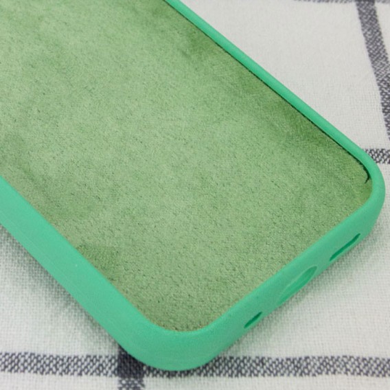 Чехол Silicone Case Full Protective (AA) NO LOGO для Apple iPhone 13 (6.1") Зеленый / Spearmint