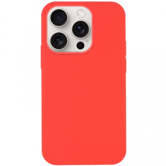 Чехол Silicone Case Full Protective (AA) NO LOGO для Apple iPhone 13 Pro Max (6.7") Арбузный / Watermelon red