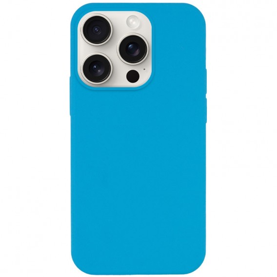 Чохол Silicone Case Full Protective (AA) NO LOGO для Apple iPhone 13 Pro Max (6.7") Блакитний / Blue