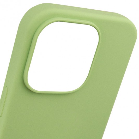 Чохол Silicone Case Full Protective (AA) NO LOGO для Apple iPhone 13 Pro Max (6.7") М'ятний / Mint - зображення 5 