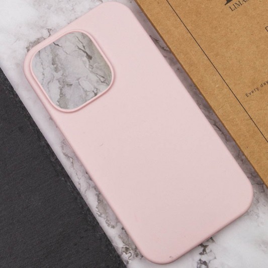 Чохол Silicone Case Full Protective (AA) NO LOGO для Apple iPhone 13 Pro Max (6.7") Рожевий / Chalk Pink - зображення 4 