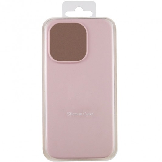 Чохол Silicone Case Full Protective (AA) NO LOGO для Apple iPhone 13 Pro Max (6.7") Рожевий / Chalk Pink - зображення 6 