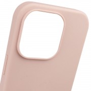 Чохол Silicone Case Full Protective (AA) NO LOGO для Apple iPhone 13 Pro Max (6.7") Рожевий / Pink Sand