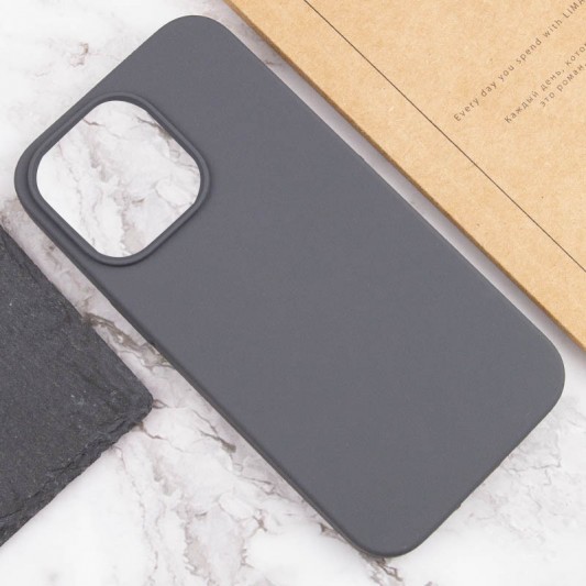 Чохол Silicone Case Full Protective (AA) NO LOGO для Apple iPhone 13 Pro Max (6.7") Сірий / Dark Gray - зображення 1 