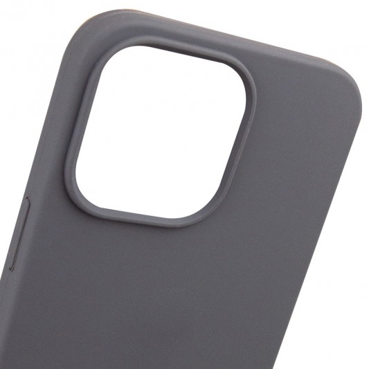 Чохол Silicone Case Full Protective (AA) NO LOGO для Apple iPhone 13 Pro Max (6.7") Сірий / Dark Gray - зображення 3 