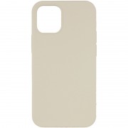 Чехол Silicone Case Full Protective (AA) NO LOGO для Apple iPhone 15 Plus (6.7") Бежевый / Antique White