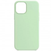 Чехол Silicone Case Full Protective (AA) NO LOGO для Apple iPhone 15 Plus (6.7") Зеленый / Pistachio