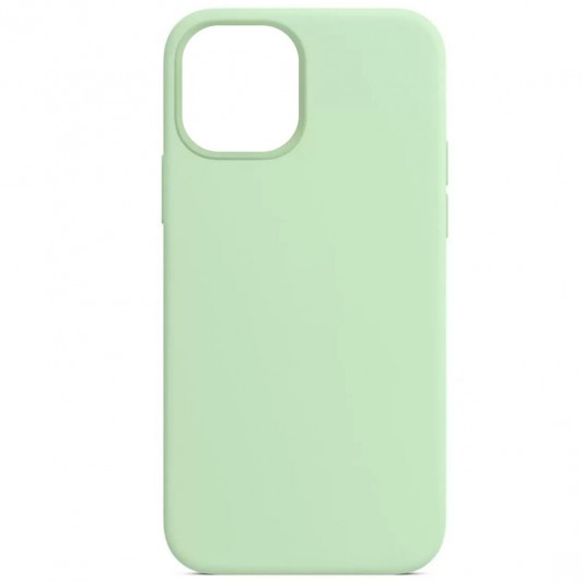 Чехол Silicone Case Full Protective (AA) NO LOGO для Apple iPhone 15 Plus (6.7") Зеленый / Pistachio