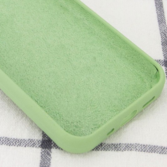 Чохол Silicone Case Full Protective (AA) NO LOGO для Apple iPhone 15 Plus (6.7") М'ятний / Mint - зображення 2 