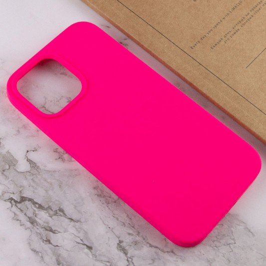 Чохол Silicone Case Full Protective (AA) NO LOGO для Apple iPhone 15 Plus (6.7") Рожевий / Barbie pink - зображення 3 