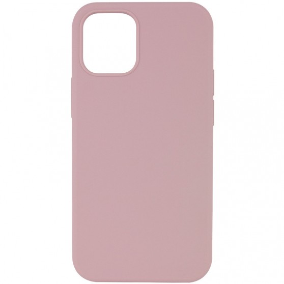 Чехол Silicone Case Full Protective (AA) NO LOGO для Apple iPhone 15 Plus (6.7") Розовый / Pink Sand