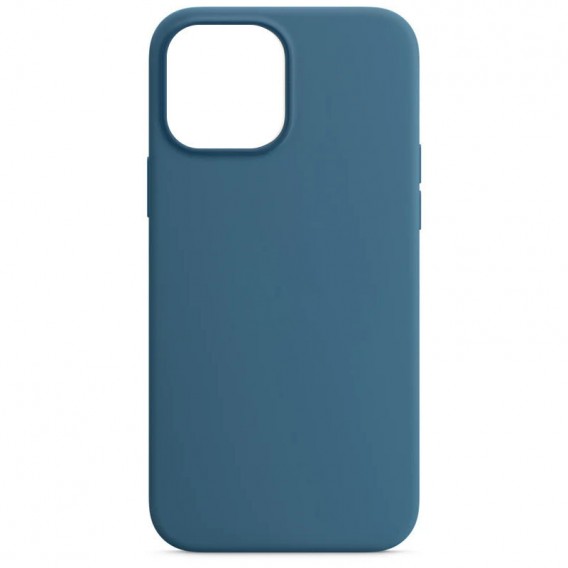 Чехол Silicone Case Full Protective (AA) NO LOGO для Apple iPhone 15 Plus (6.7") Синий / Blue Jay