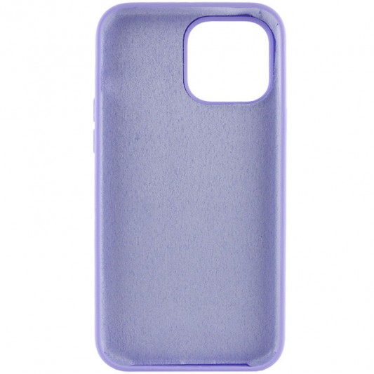 Чохол Silicone Case Full Protective (AA) NO LOGO для Apple iPhone 15 Plus (6.7") Бузковий / Dasheen - зображення 1 