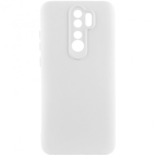 Чехол Silicone Cover Lakshmi Full Camera (AA) для Xiaomi Redmi Note 8 Pro Белый / White