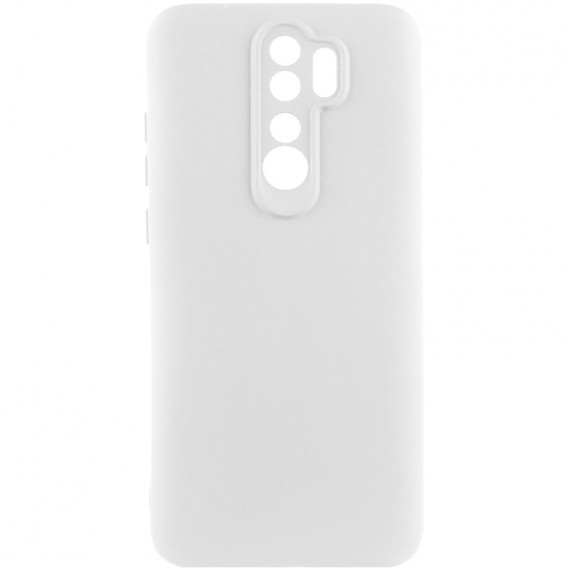 Чехол Silicone Cover Lakshmi Full Camera (AA) для Xiaomi Redmi Note 8 Pro Белый / White