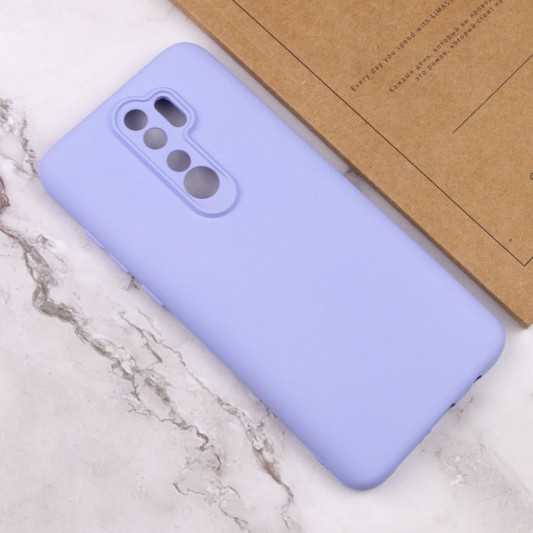 Чехол Silicone Cover Lakshmi Full Camera (AA) для Xiaomi Redmi Note 8 Pro Сиреневый / Dasheen - изображение 3