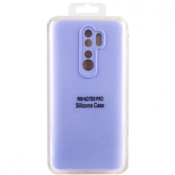 Чохол Silicone Cover Lakshmi Full Camera (AA) для Xiaomi Redmi Note 8 Pro Бузковий / Dasheen