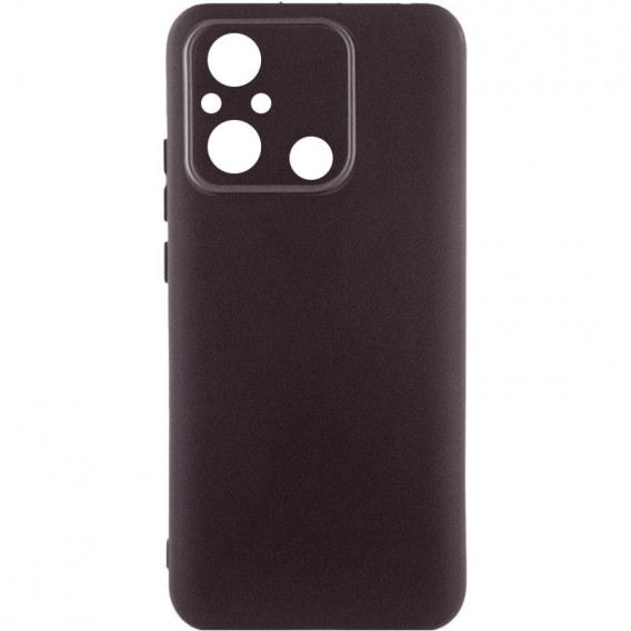 Чохол Silicone Cover Lakshmi Full Camera (AA) для Xiaomi Redmi 12C / Poco C55 Шоколадный / Chocolate
