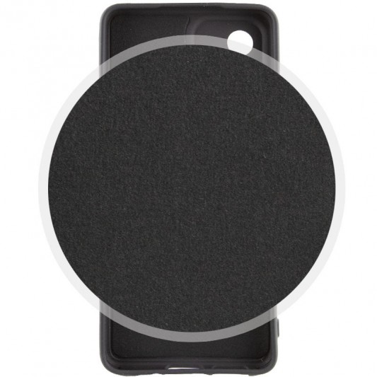 Чохол Silicone Cover Lakshmi Full Camera (AA) для Xiaomi Redmi 12C / Poco C55 Чорний / Black - зображення 1 