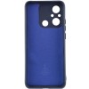 Чохол Silicone Cover Lakshmi Full Camera (AA) для Xiaomi Redmi 12C / Poco C55 Синій / Midnight Blue