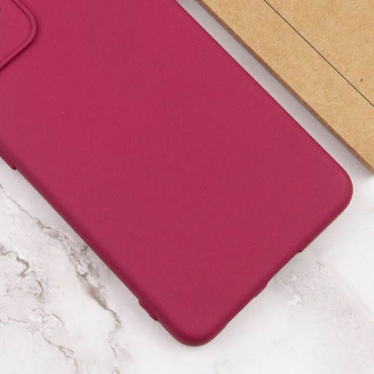 Чохол Silicone Cover Lakshmi Full Camera (AA) для Xiaomi Redmi 12C / Poco C55 Бордовий / Marsala - зображення 3 