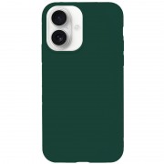 Чехол Silicone Case Full Protective (AA) NO LOGO для Apple iPhone 16 Plus (6.7") Зеленый / Forest green