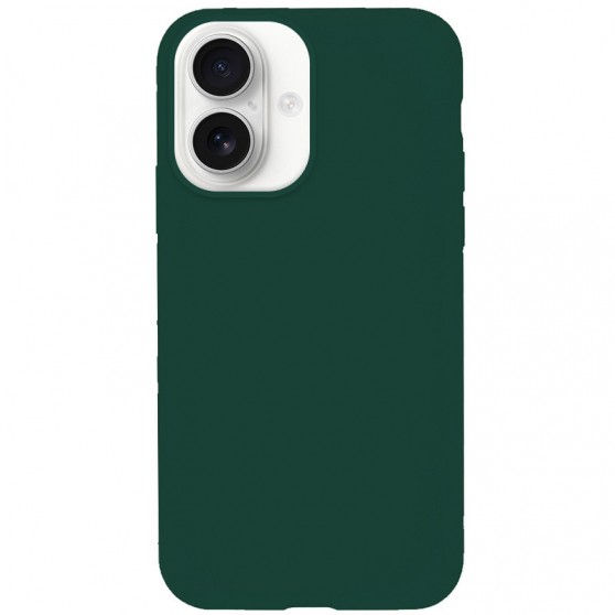 Чехол Silicone Case Full Protective (AA) NO LOGO для Apple iPhone 16 Plus (6.7") Зеленый / Forest green