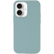 Чехол Silicone Case Full Protective (AA) NO LOGO для Apple iPhone 16 Plus (6.7") Бирюзовый / Turquoise