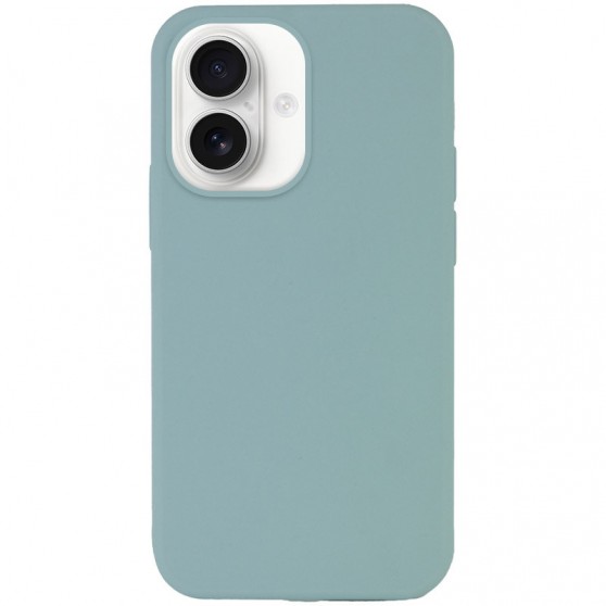 Чехол Silicone Case Full Protective (AA) NO LOGO для Apple iPhone 16 Plus (6.7") Бирюзовый / Turquoise