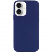 Чехол Silicone Case Full Protective (AA) NO LOGO для Apple iPhone 16 Plus (6.7") Синий / Deep navy