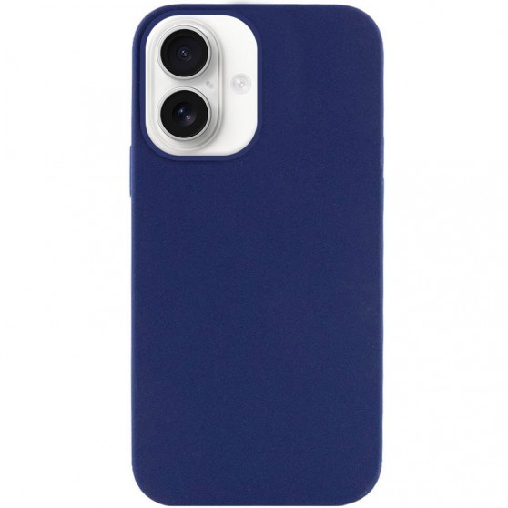 Чехол Silicone Case Full Protective (AA) NO LOGO для Apple iPhone 16 Plus (6.7") Синий / Deep navy