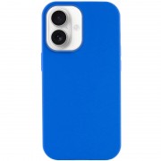 Чехол Silicone Case Full Protective (AA) NO LOGO для Apple iPhone 16 Plus (6.7") Синий / Capri Blue