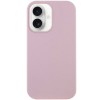 Чохол Silicone Case Full Protective (AA) NO LOGO для Apple iPhone 16 Plus (6.7") Рожевий / Chalk Pink